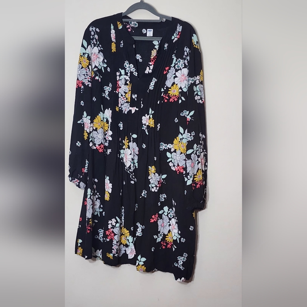 Floral Black Maxi Dress